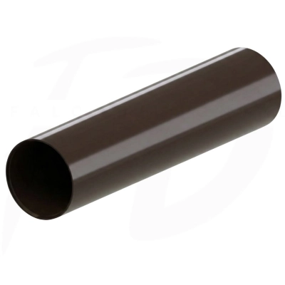 Rura spustowa PVC ⌀ 63 dł. 2m firmy KROP kolor ciemny brąz